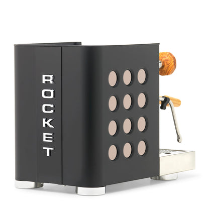 Rocket Espresso Appartamento TCA Espresso Machine - Black with Black Stripe