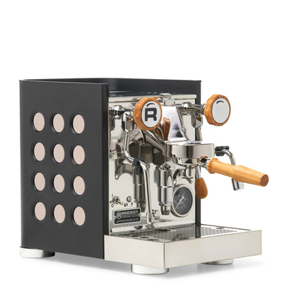 Rocket Espresso Appartamento TCA Espresso Machine - Black with Black Stripe