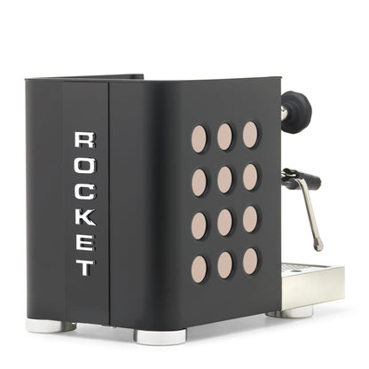 Rocket Espresso Appartamento TCA Espresso Machine - Black with Black Stripe