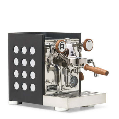 Rocket Espresso Appartamento TCA Espresso Machine - Black with Black Stripe