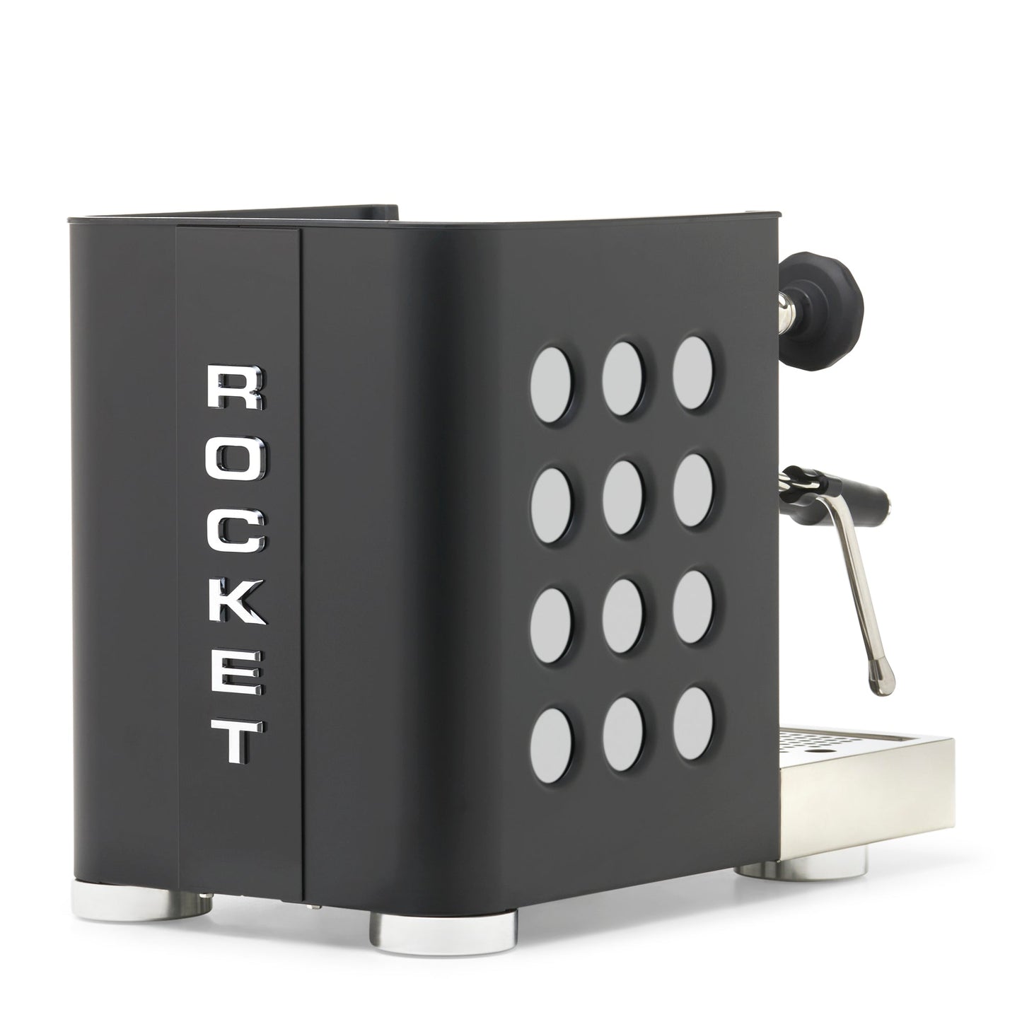 Rocket Espresso Appartamento TCA Espresso Machine - Black with Black Stripe