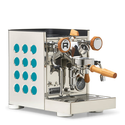 Rocket Espresso Appartamento TCA Espresso Machine - Stainless Steel with Black Stripe