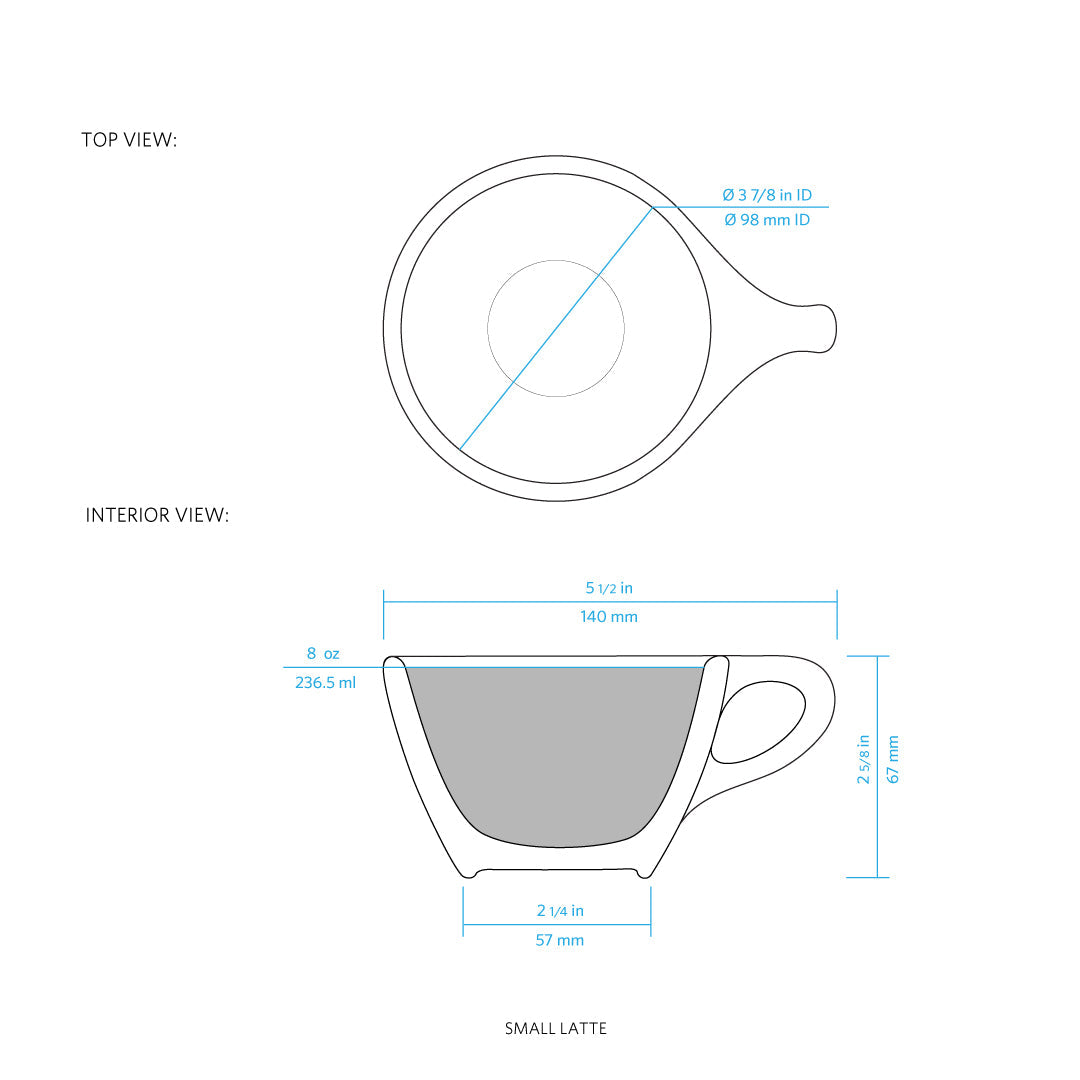 notNeutral LINO Cups and Saucers