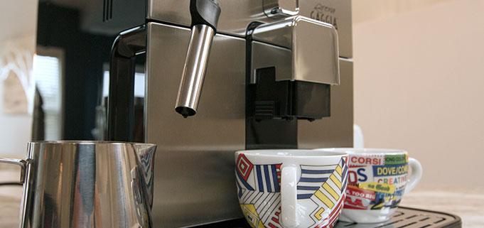 Gaggia Brera Cappuccino Espresso Machine in Silver