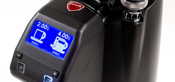 Eureka Zenith 65E High Speed Espresso Grinder in Black