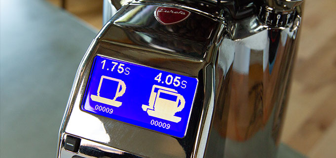 Eureka Zenith 65E High Speed Espresso Grinder in Chrome