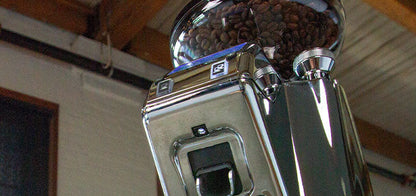 Eureka Zenith 65E High Speed Espresso Grinder in Chrome