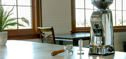 Eureka Zenith 65E High Speed Espresso Grinder in Chrome