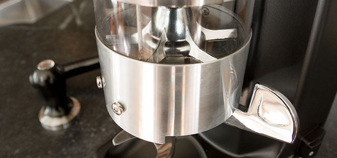 Quamar M80 Dosing Espresso Grinder in Black