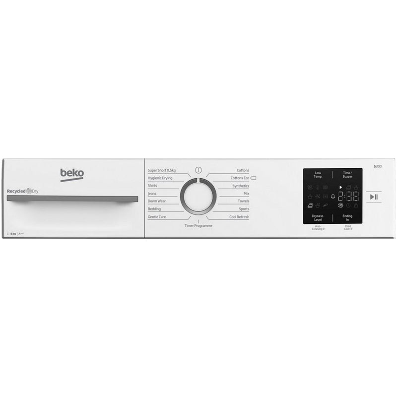 Beko BMN3T3823W 8kg Heat Pump Tumble Dryer White - A++ Rated – image 5 of 7