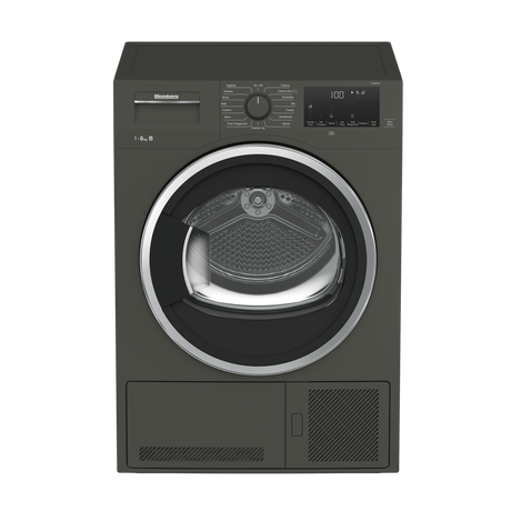 Blomberg LTK38030G 8kg Condenser Tumble Dryer Graphite