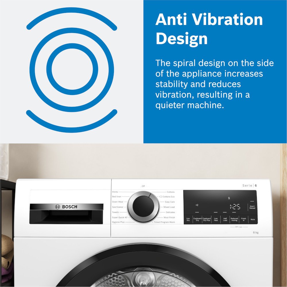 Bosch WGB256A1GB Series 8 i-DOS WiFi enabled 10 kg 1400 Spin Washing Machine White – image 15 of 17