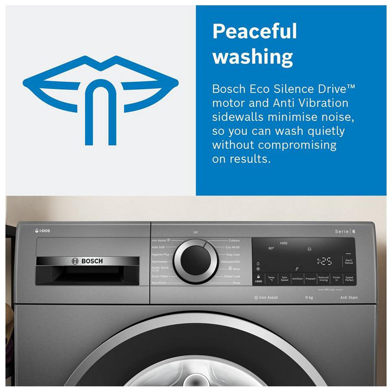 Bosch WGG24400GB Series 6 9kg 1400 Spin Washing Machine White – image 12 of 13