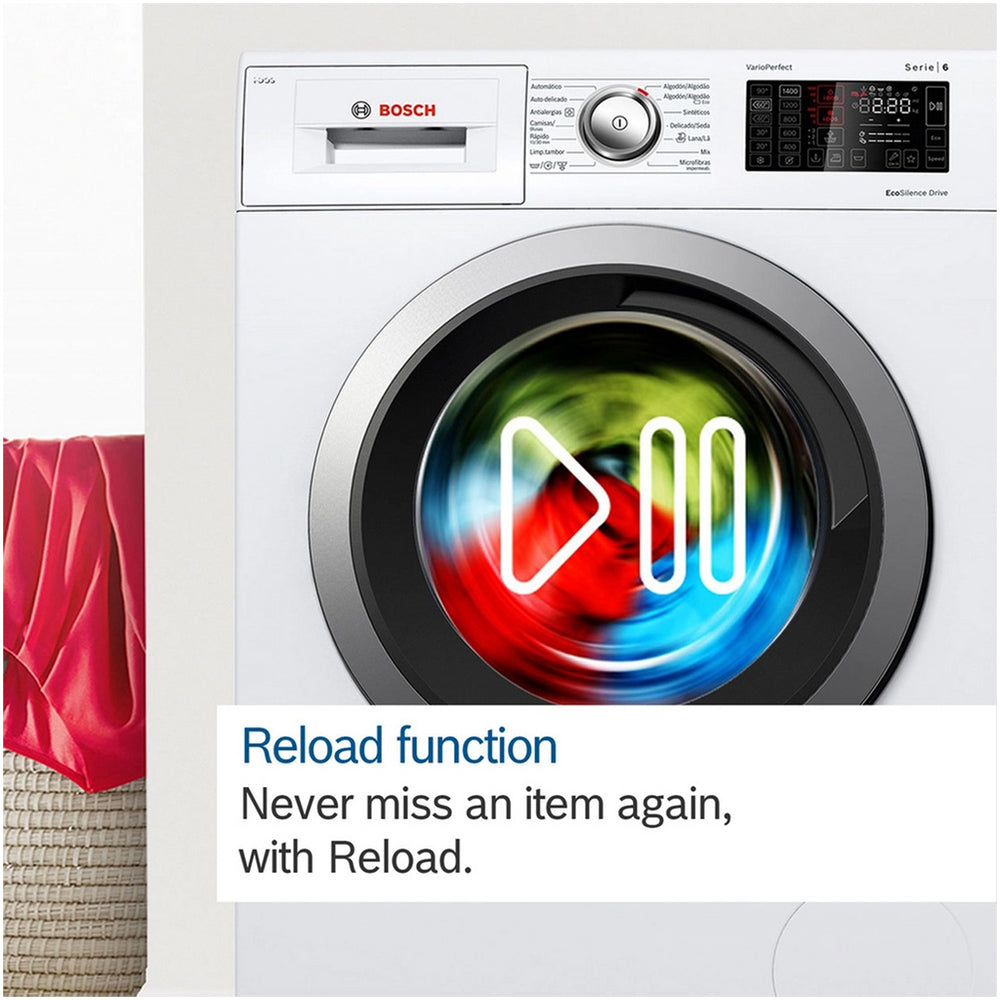 Bosch WGG254Z1GB Series 6 10kg 1400 Spin Washing Machine White – image 7 of 10