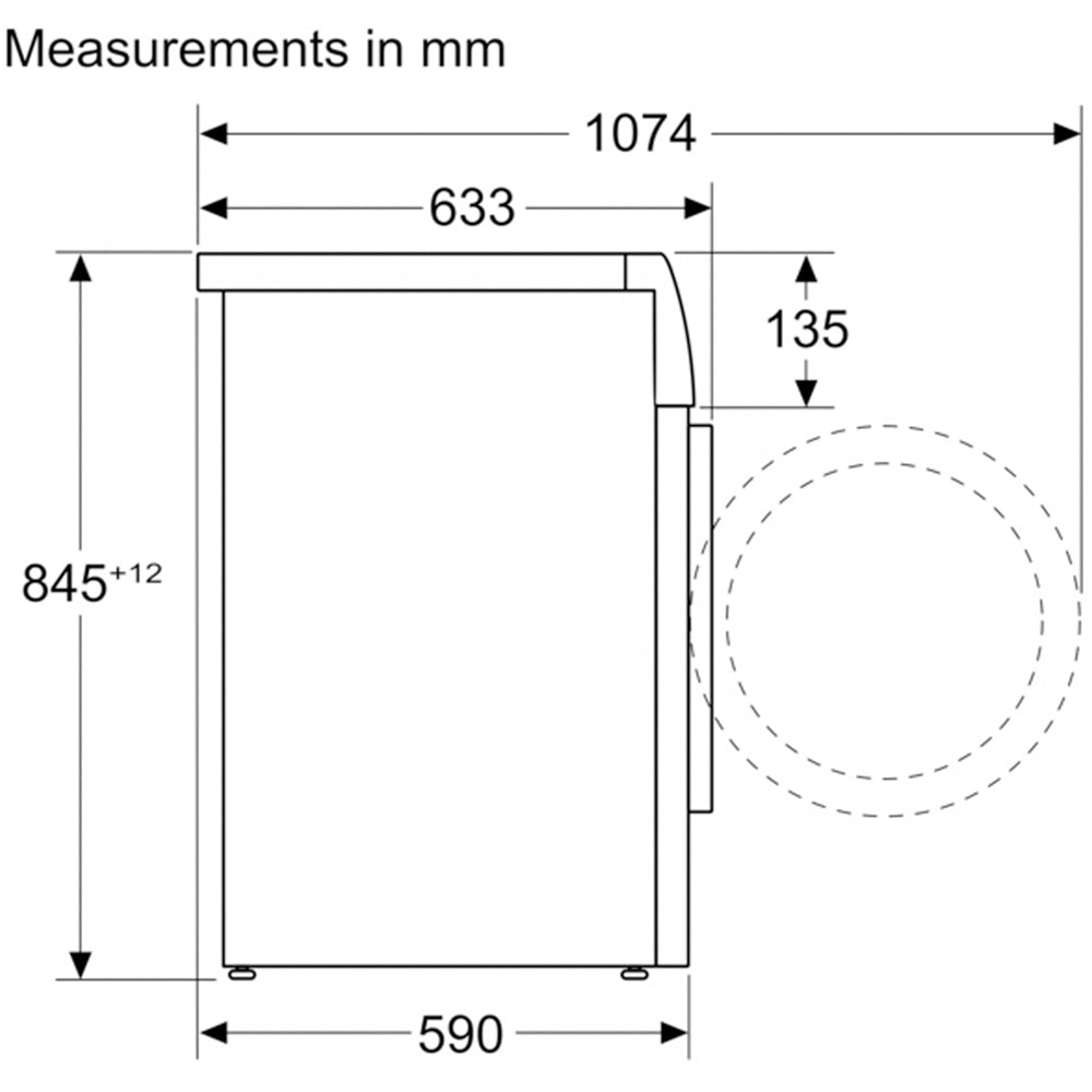 Bosch WGH254ARGB Series 6 10kg with 1400 Spin Washing Machine Graphite - A Rated – image 9 of 9