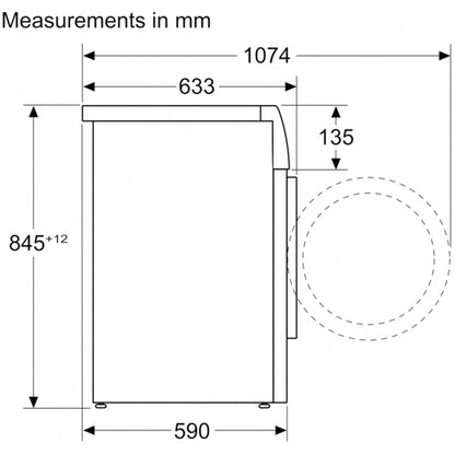 Bosch WGH254ARGB Series 6 10kg with 1400 Spin Washing Machine Graphite - A Rated – image 9 of 9