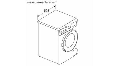 Bosch WNA134U8GB 8kg 5kg 1400 Spin Washer Dryer White – image 9 of 9