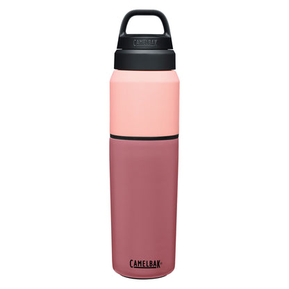 Camelbak MultiBev 22 oz Bottle / 16 oz Cup in Terracotta Rose