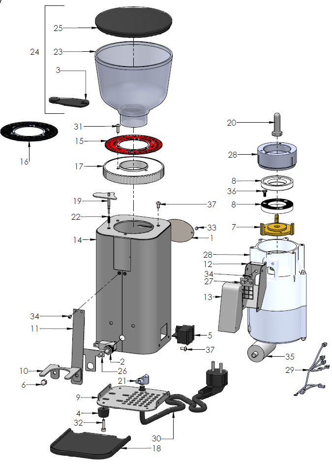 ECM C-Manuale 54 Part Diagram 89050