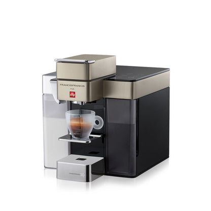 illy Y5 iperEspresso Milk, Espresso & Coffee Machine - Satin