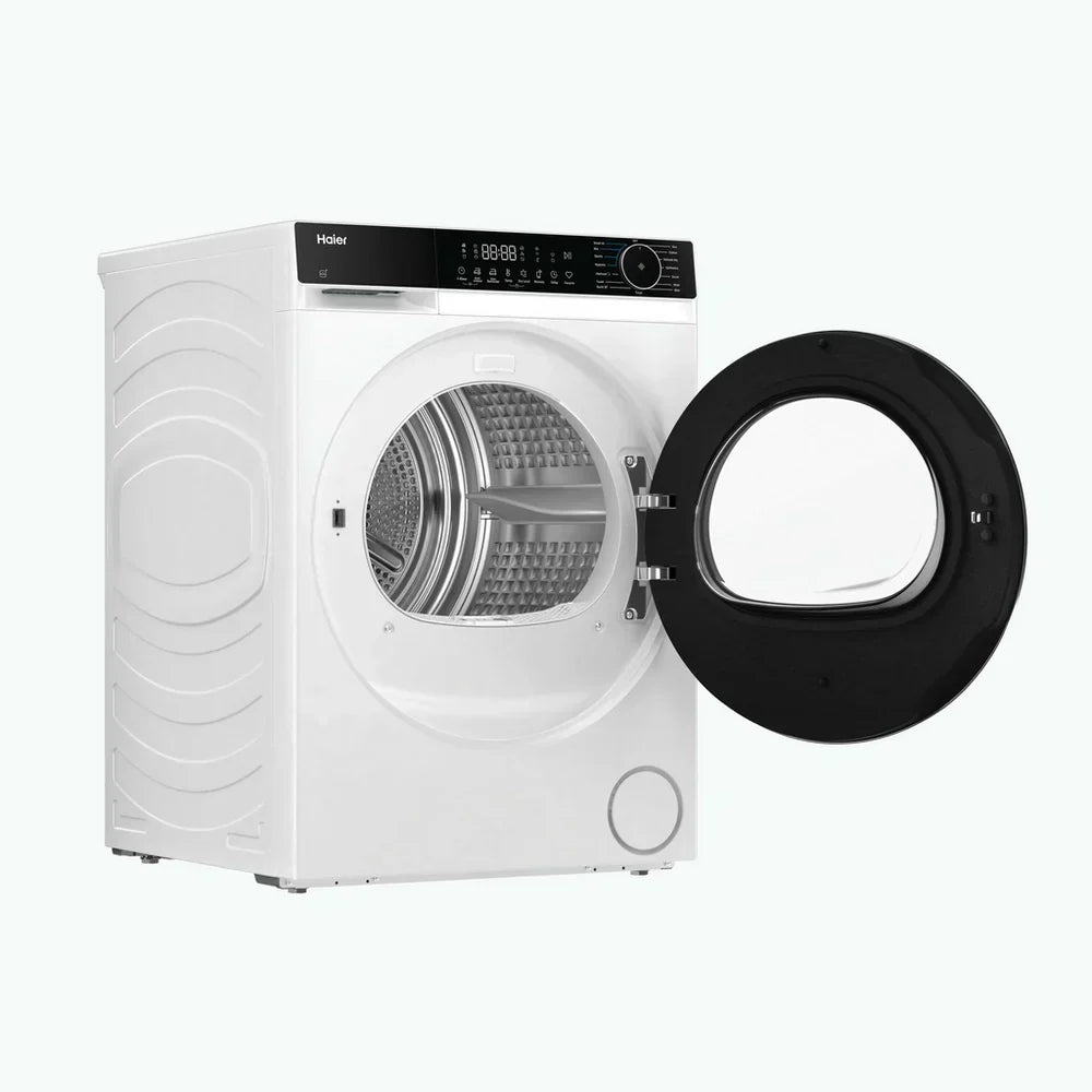 Haier HD80-D357U1 8kg Freestanding Heat Pump Tumble Dryer White - D Rated – image 4 of 10
