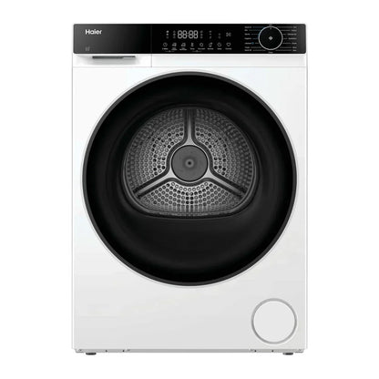 Haier HD80-D357U1 8kg Freestanding Heat Pump Tumble Dryer White - D Rated