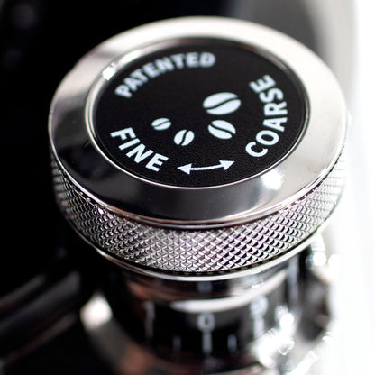 Eureka Zenith 65E High Speed Espresso Grinder in Chrome
