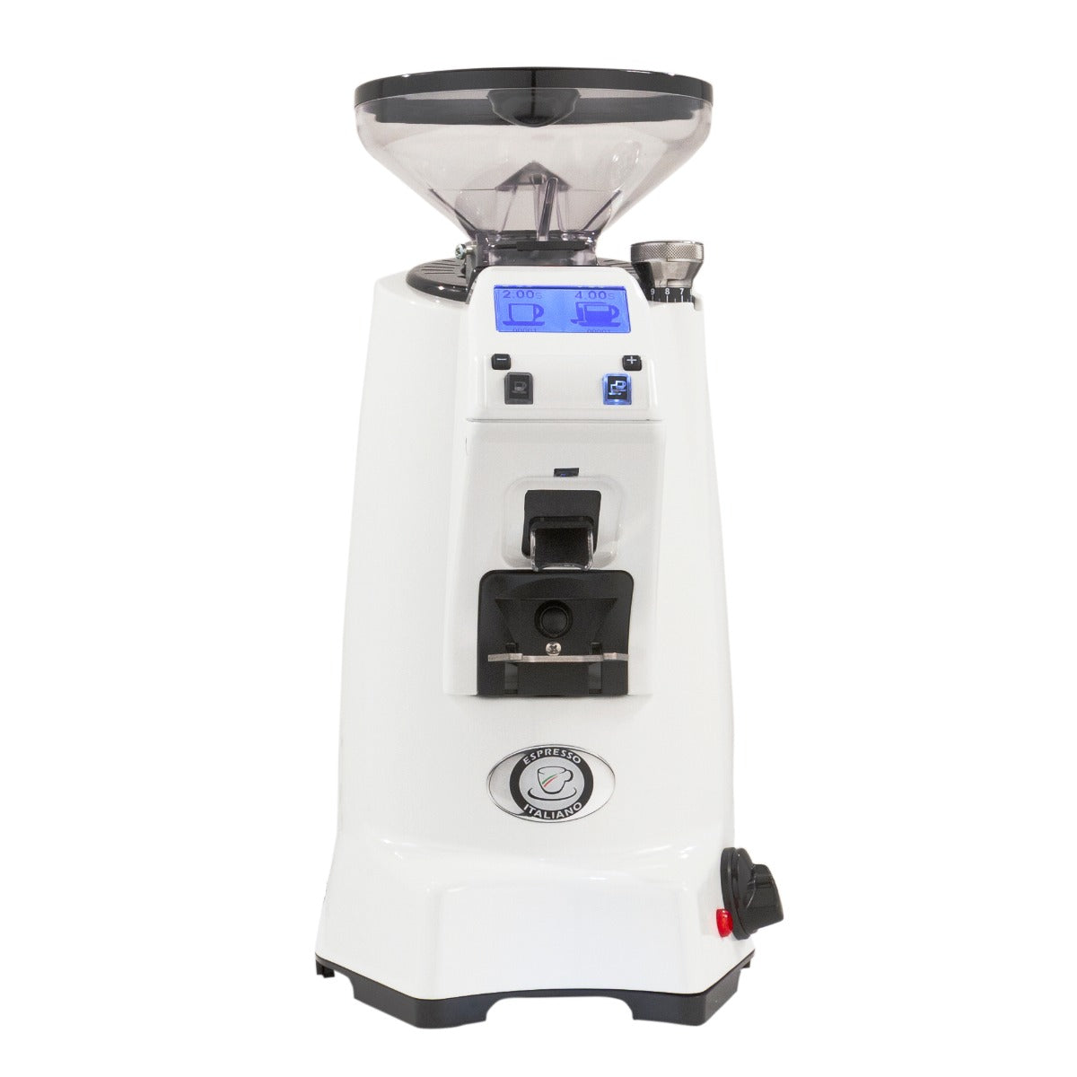 Eureka Zenith 65E High Speed Espresso Grinder in White