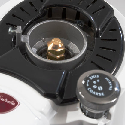 Eureka Zenith 65E High Speed Espresso Grinder in White