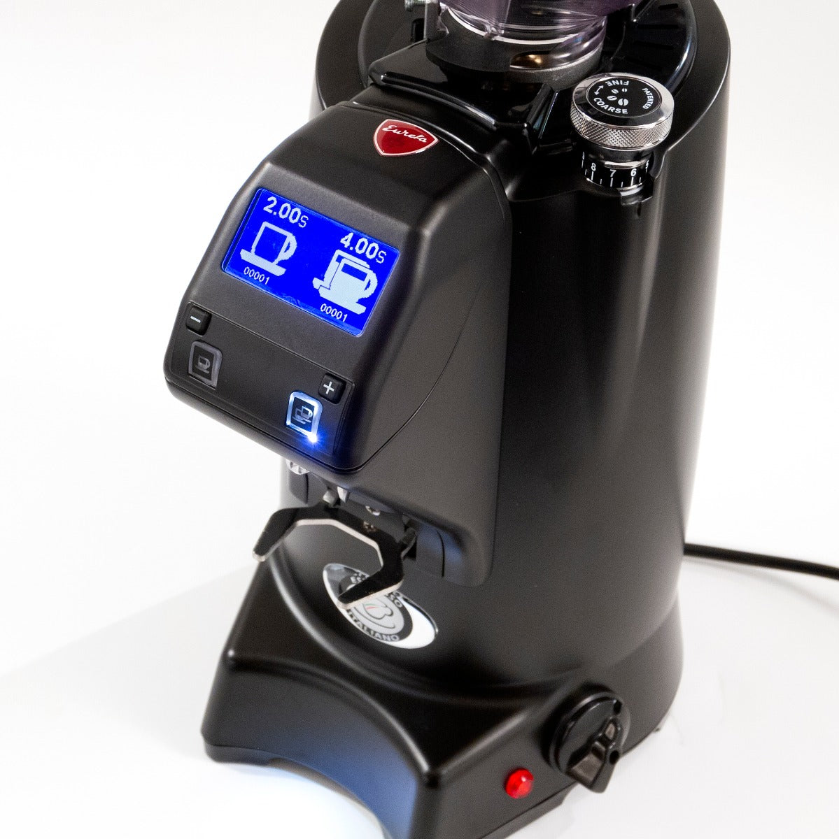 Eureka Zenith 65E High Speed Espresso Grinder in Black