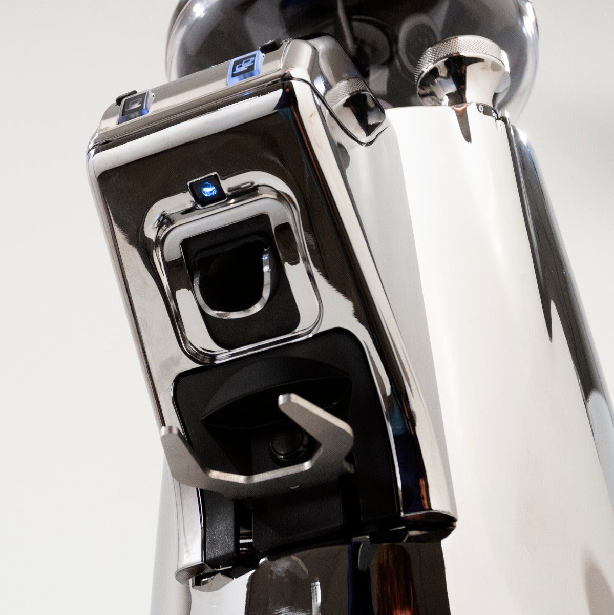 Eureka Olympus 75E High Speed Espresso Grinder in Chrome