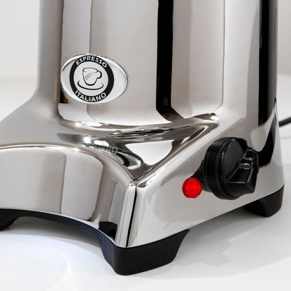 Eureka Olympus 75E High Speed Espresso Grinder in Chrome