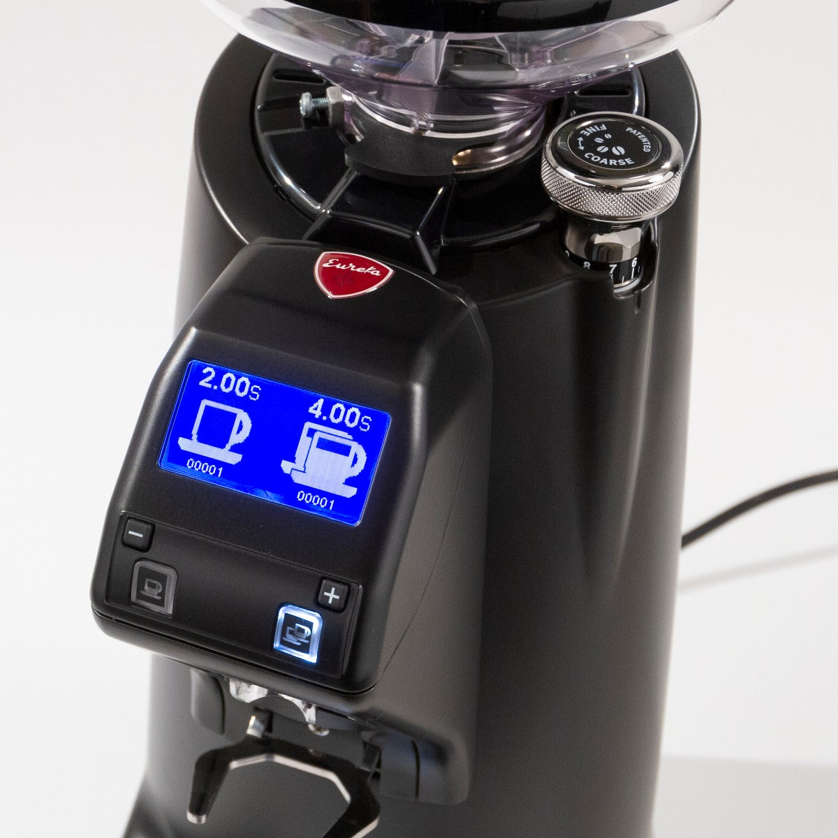 Eureka Olympus 75E High Speed Espresso Grinder in Black