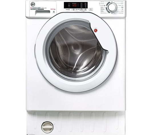 HOOVER H-Wash 300 HBD 485D2E Integrated 8 kg Washer Dryer - White