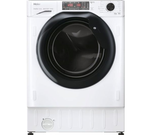 HAIER Series 4 HWDQ90B416FWB-UK Integrated 9 kg Washer Dryer