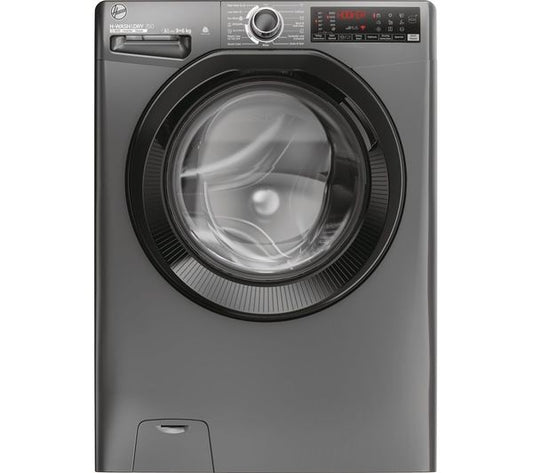 HOOVER H Wash 350 H3DPS6966TAMBR80 WiFi-enabled 9 kg Washer Dryer - Graphite