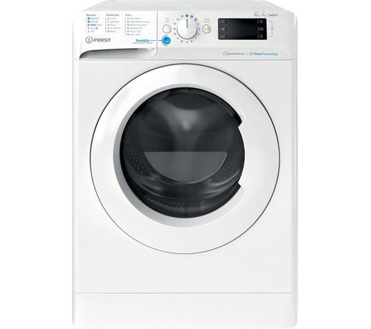 INDESIT Innex Steam Push&Go BDE 107436 WV UK 10 kg Washer Dryer - White