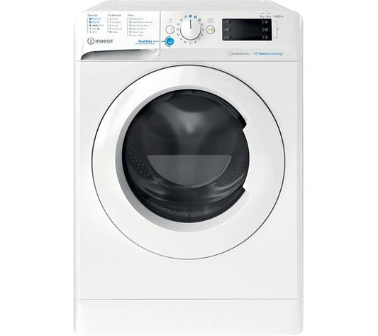 INDESIT Steam Push&Go BDE 96436 WV UK 9 kg Washer Dryer - White