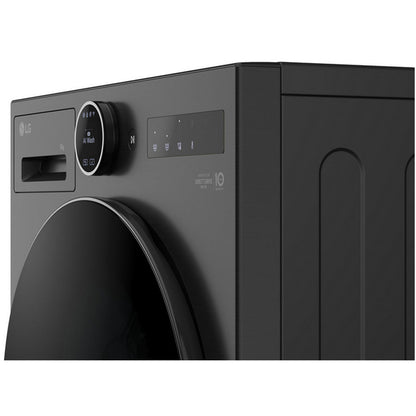 LG F4X7009TBB 9kg 1400 Spin AI Direct Drive Freestanding Washing Machine Black – image 14 of 16