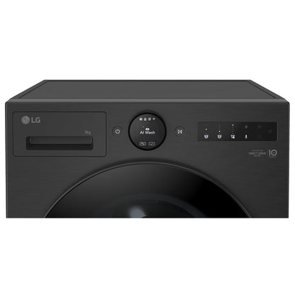 LG F4X7009TBB 9kg 1400 Spin AI Direct Drive Freestanding Washing Machine Black – image 3 of 16