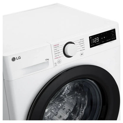 LG F4Y510WBLN1 10kg Steam 1400 Spin Freestanding Front Load Washing Machine White - A Rated – image 11 of 14
