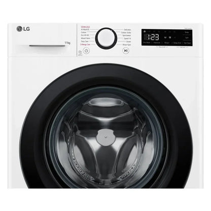 LG F4Y511WBLN1 11kg Steam 1400 Spin Freestanding Front Load Washing Machine White - A Rated – image 4 of 15
