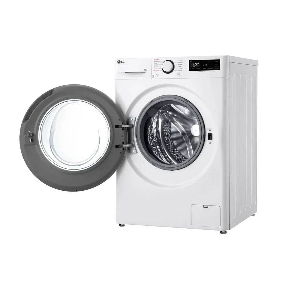 LG F4Y511WBLN1 11kg Steam 1400 Spin Freestanding Front Load Washing Machine White - A Rated – image 11 of 15