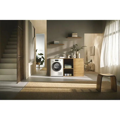 Miele TEC645WP EcoSpeed 8kg Freestanding Heat Pump Tumble Dryer Lotus White – image 4 of 5
