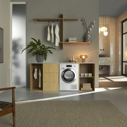 Miele TEH785 WP 9kg EcoSpeed Heat Pump Tumble Dryer White – image 7 of 8