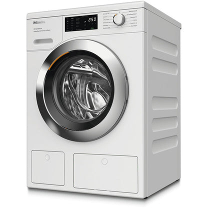 Miele WEG885 WCS 9kg 1400 Spin PowerWash & SteamCare Washing Machine Lotus White – image 2 of 8