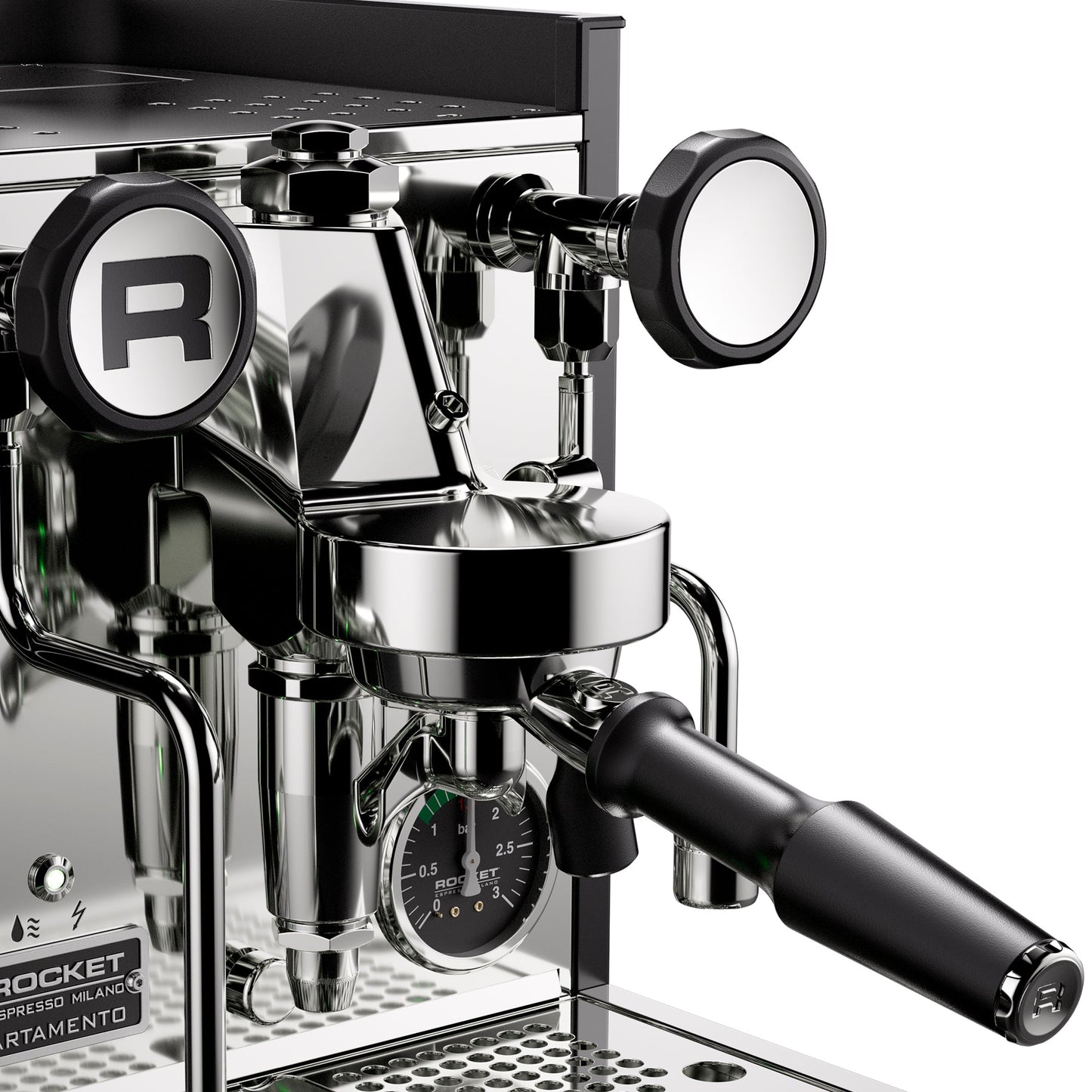 Refurbished Rocket Espresso Appartamento TCA Espresso Machine - Black and Copper