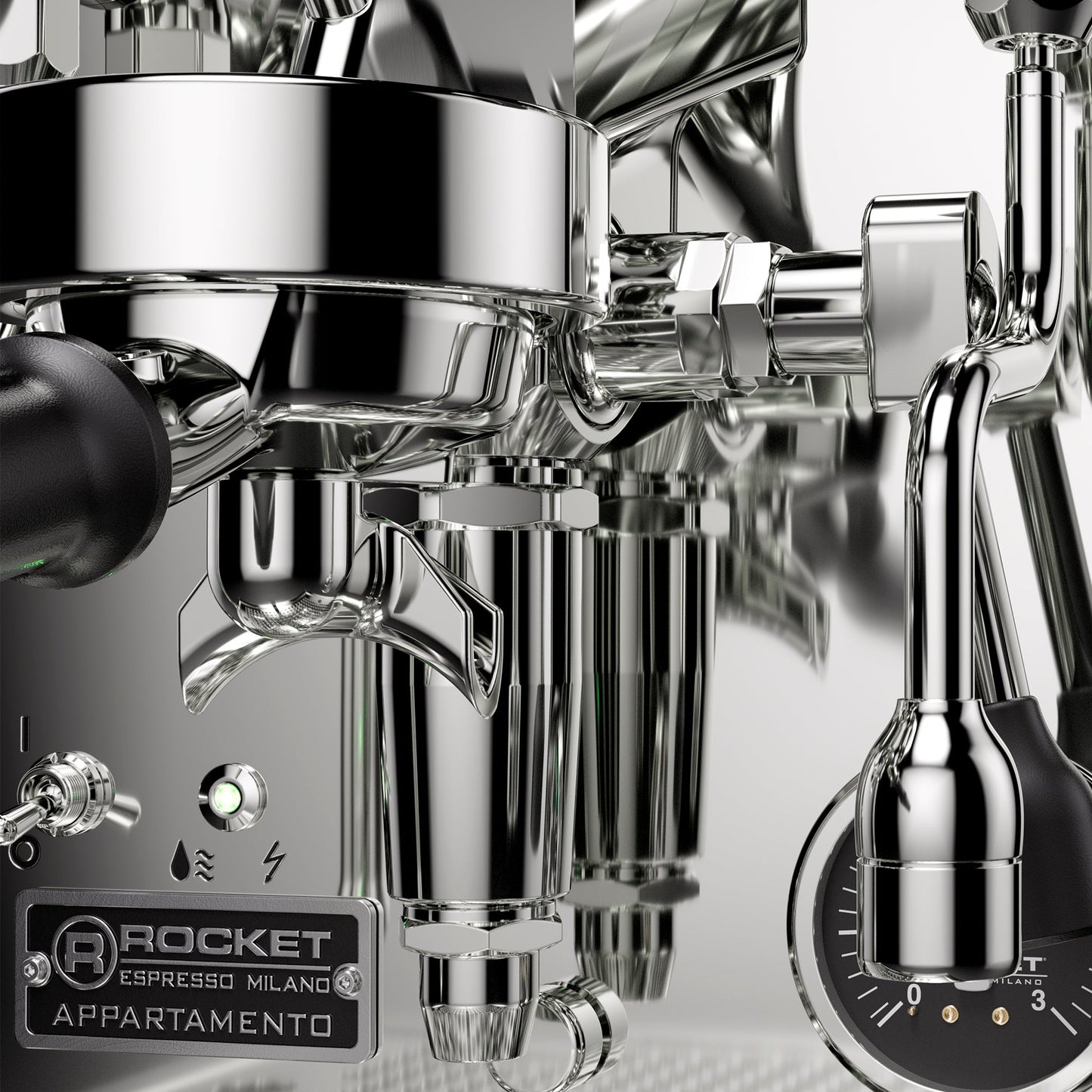 Refurbished Rocket Espresso Appartamento TCA Espresso Machine - Black and Copper