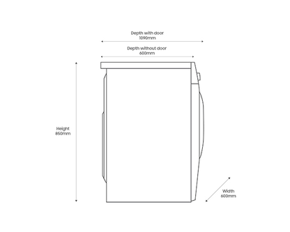 Samsung Series 5 WW11DG5B25AEEU Bespoke AI Front-Load 11 kg 1400 Spin Washing Machine White – image 10 of 10
