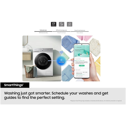 Samsung Series 8 WW11DB8B95GBU1 Bespoke AI Energy 11kg 1400 Spin Smart Washing Machine Black – image 4 of 13
